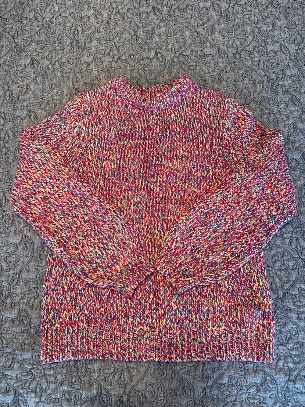 Gap Confetti Mock Neck Sweater